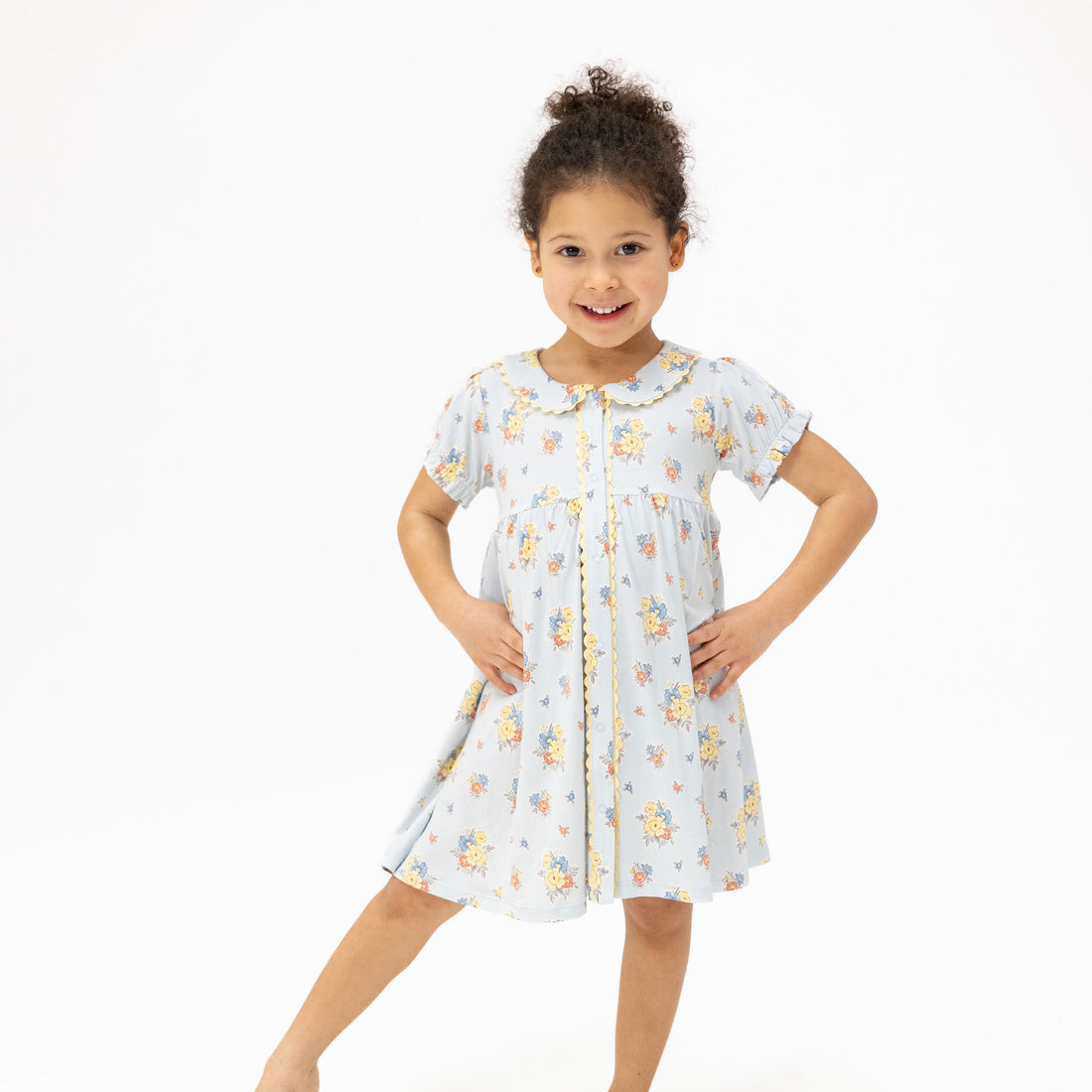 Betty Dress Puff Sleeve with Bloomer - Country Stitch Floral