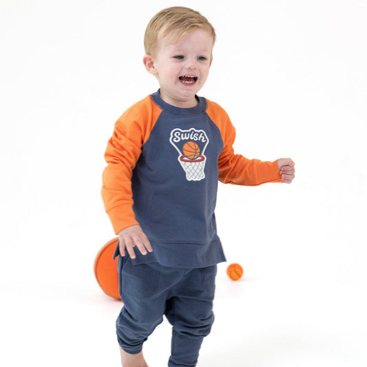Basketball Raglan Sweatshirt