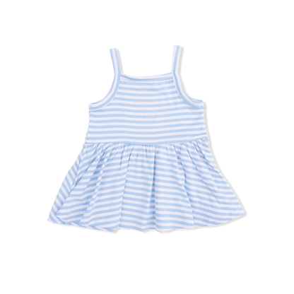 Striped Golf - Peplum Tank with Wide Leg Pant