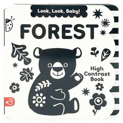 Look, Look, Baby! Forest High Contrast Black & White Book