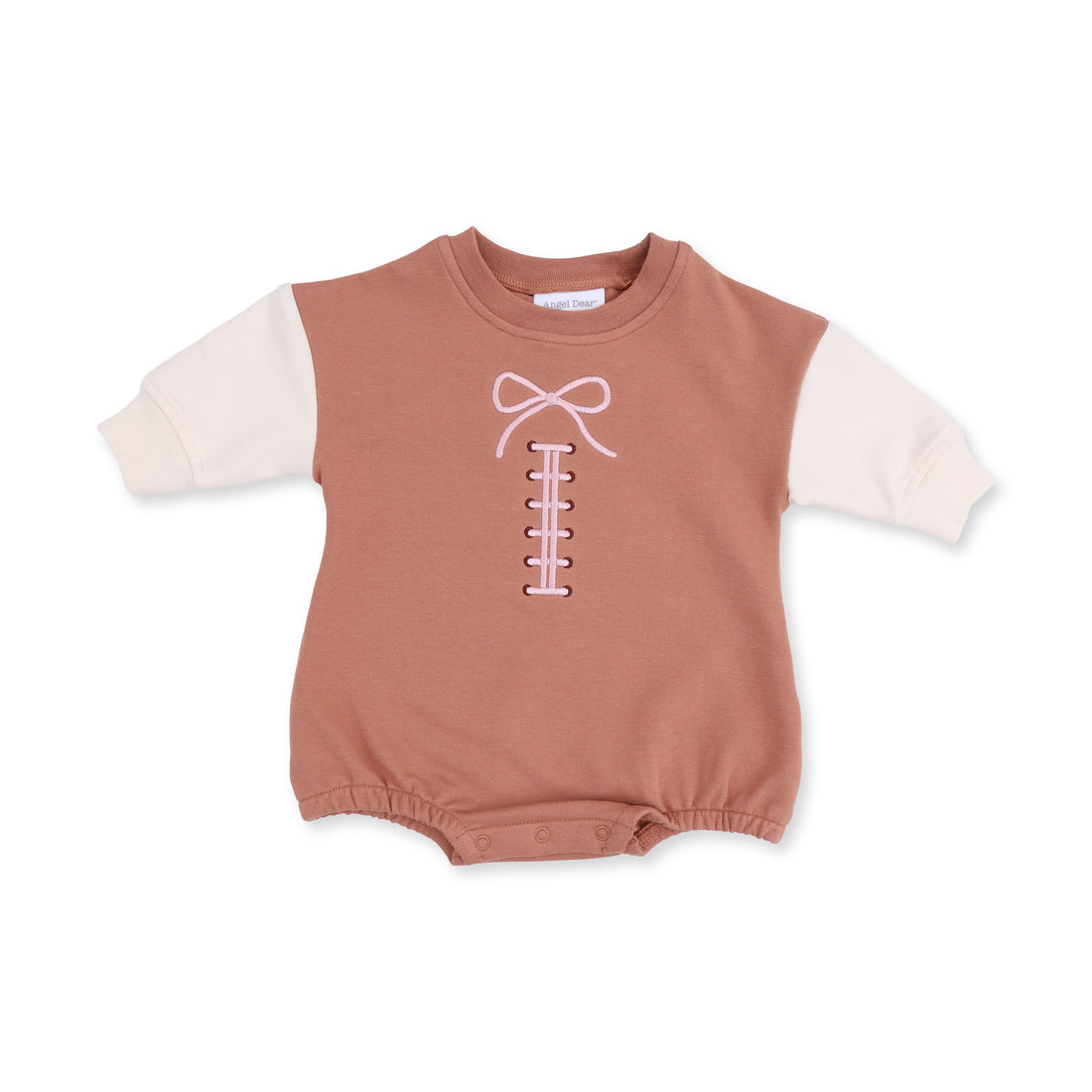 Football Laces - Sweatshirt Bubble with Bow Embroidery