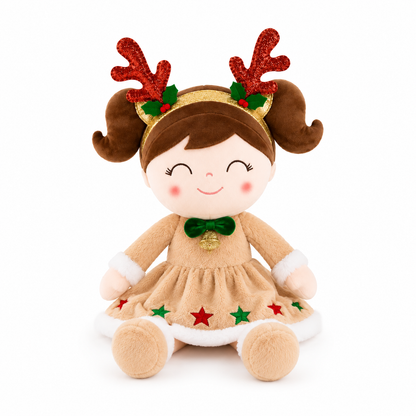 16" Reindeer Holiday Keepsake Plush Doll