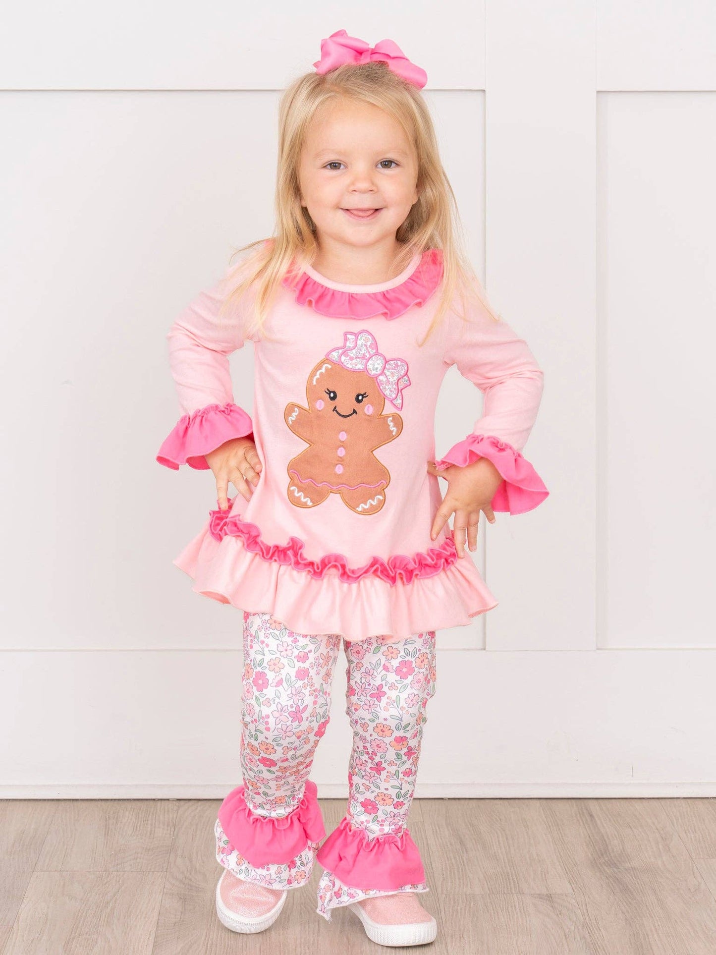 Gingerbread Dolly Embroidered Outfit