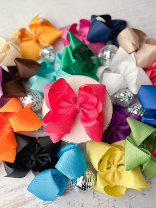 5.5" Oversize Grosgrain Hair Bow
