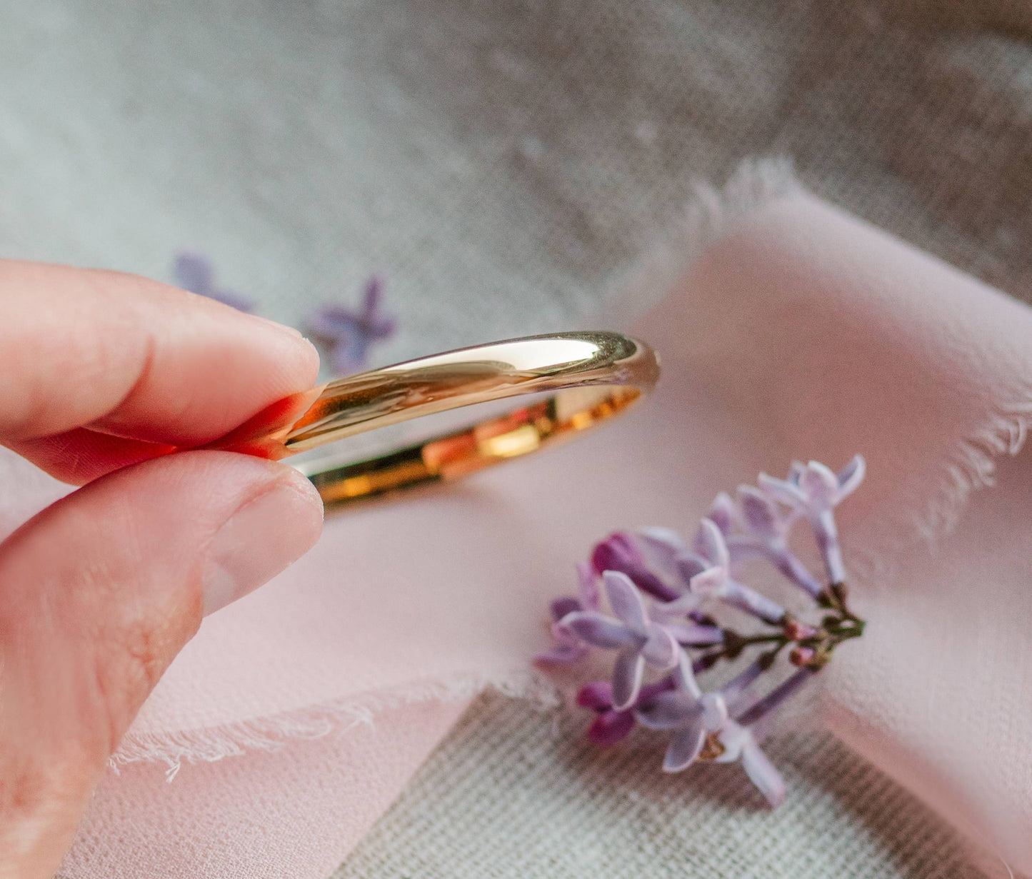 Gold Classic Bangle for Baby & Kids