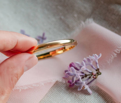 Gold Classic Bangle for Baby & Kids