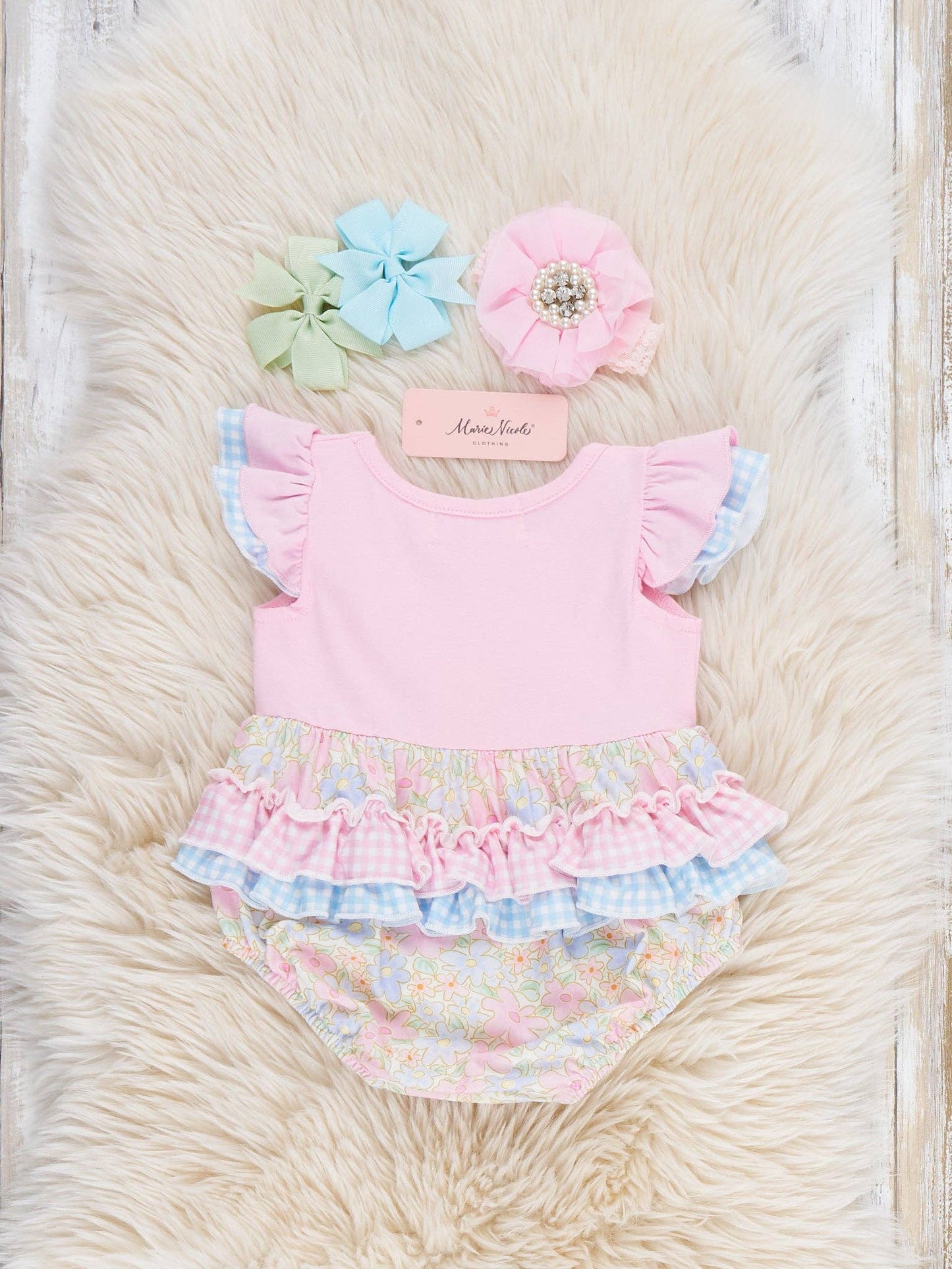 Sweet Meadow Ruffle Romper