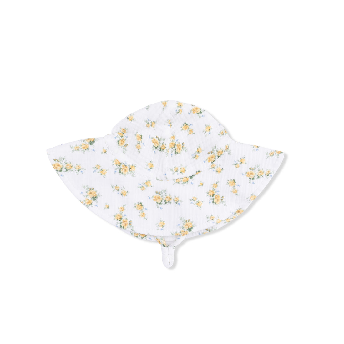 Wide Brim Sun Hat - Sunshine Roses