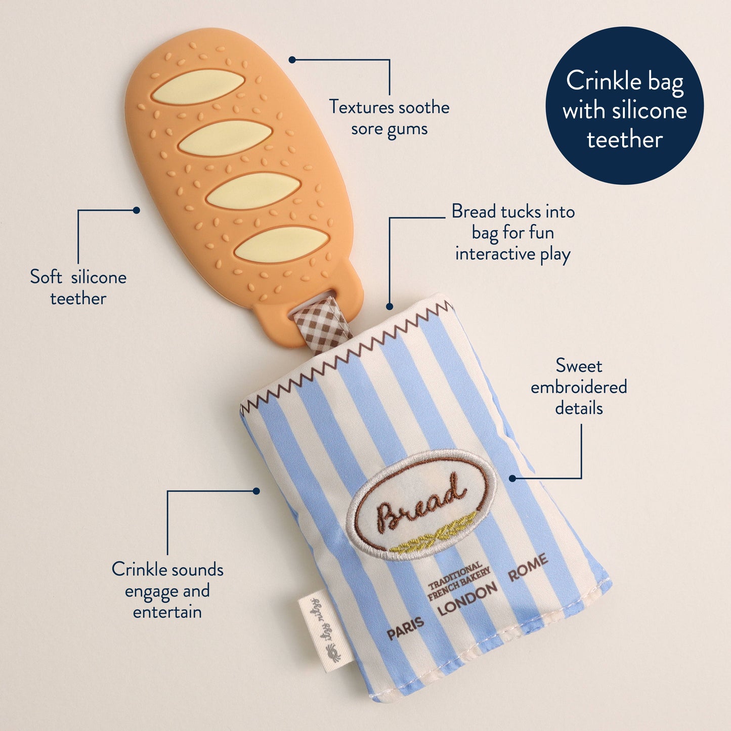 Baguette Teensy Crinkle™