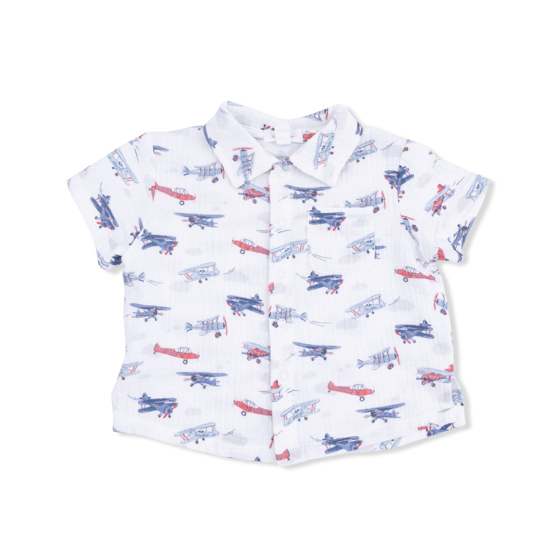 Vintage Planes - Polo Button Up with Everyday Short