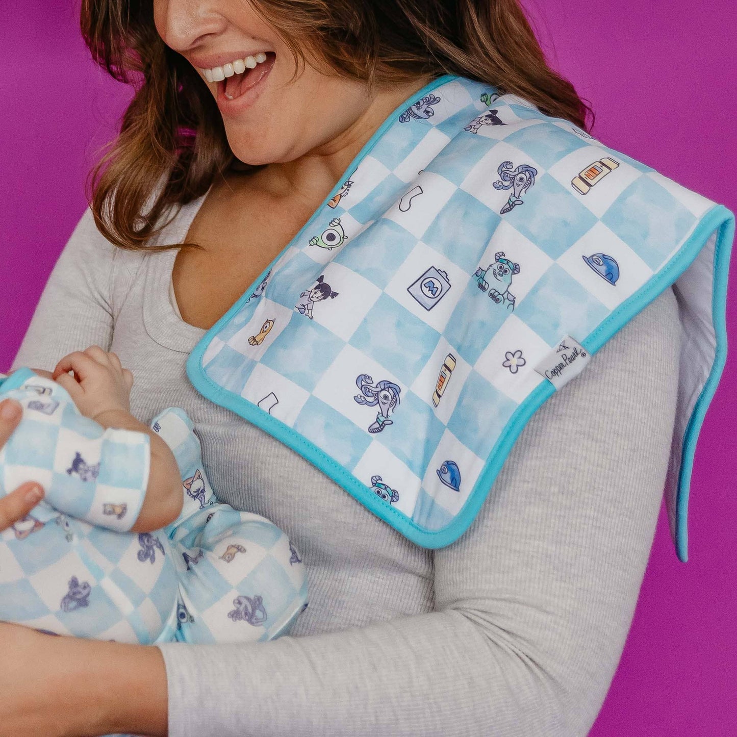 Burp Cloths - Monsters, Inc. Medley