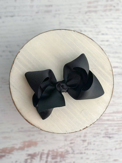 4" Essential Grosgrain Hair Bow | Clip or Headband