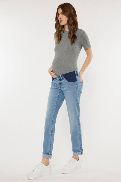 Kancan Yasmin Boyfriend Maternity Jean