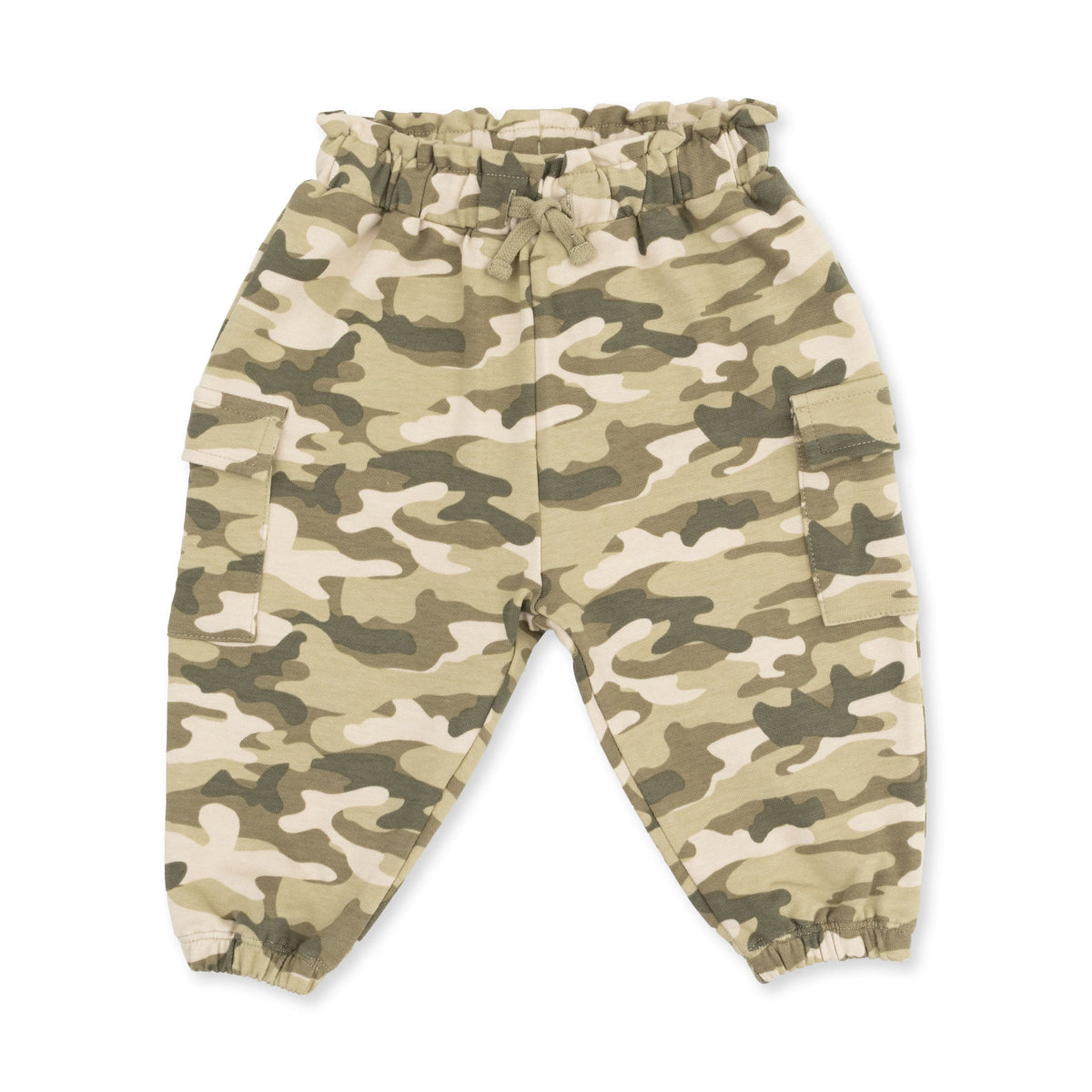 Camo French Terry - Fashion Cargo Pants