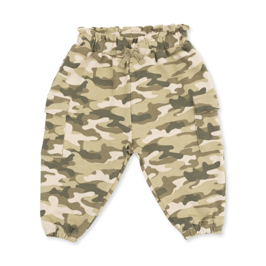 Camo French Terry - Fashion Cargo Pants