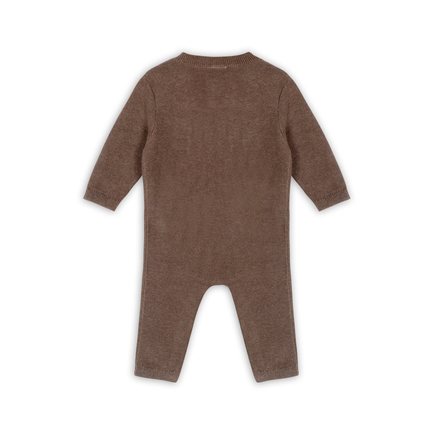 Classic Pocket & Button Chunky Knit Baby Jumpsuit Organic