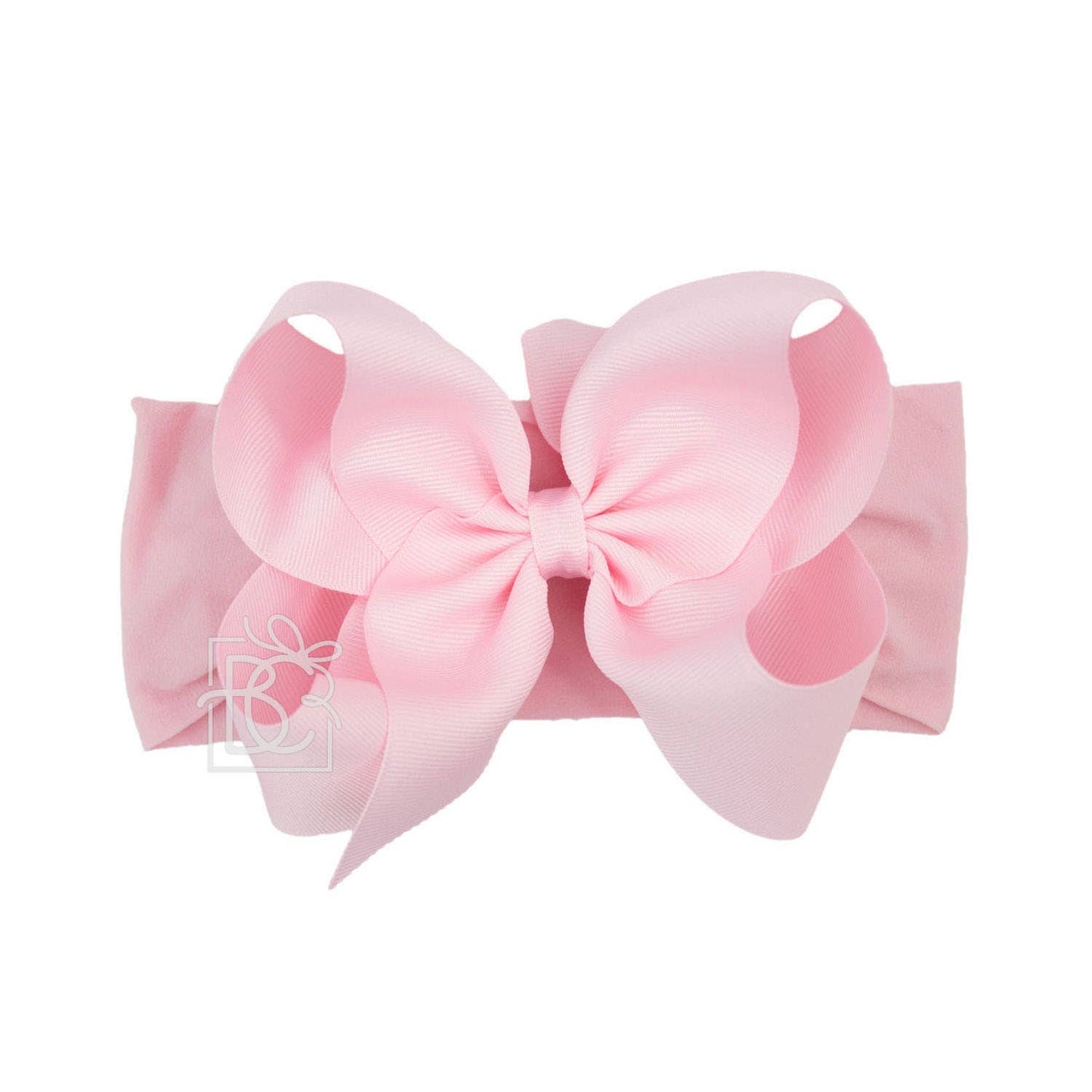 Wide Headband w/Classic Grossgrain Bow