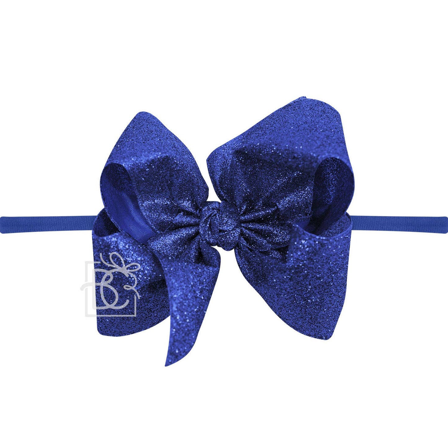 1/4" Headband w/Glitter Bow
