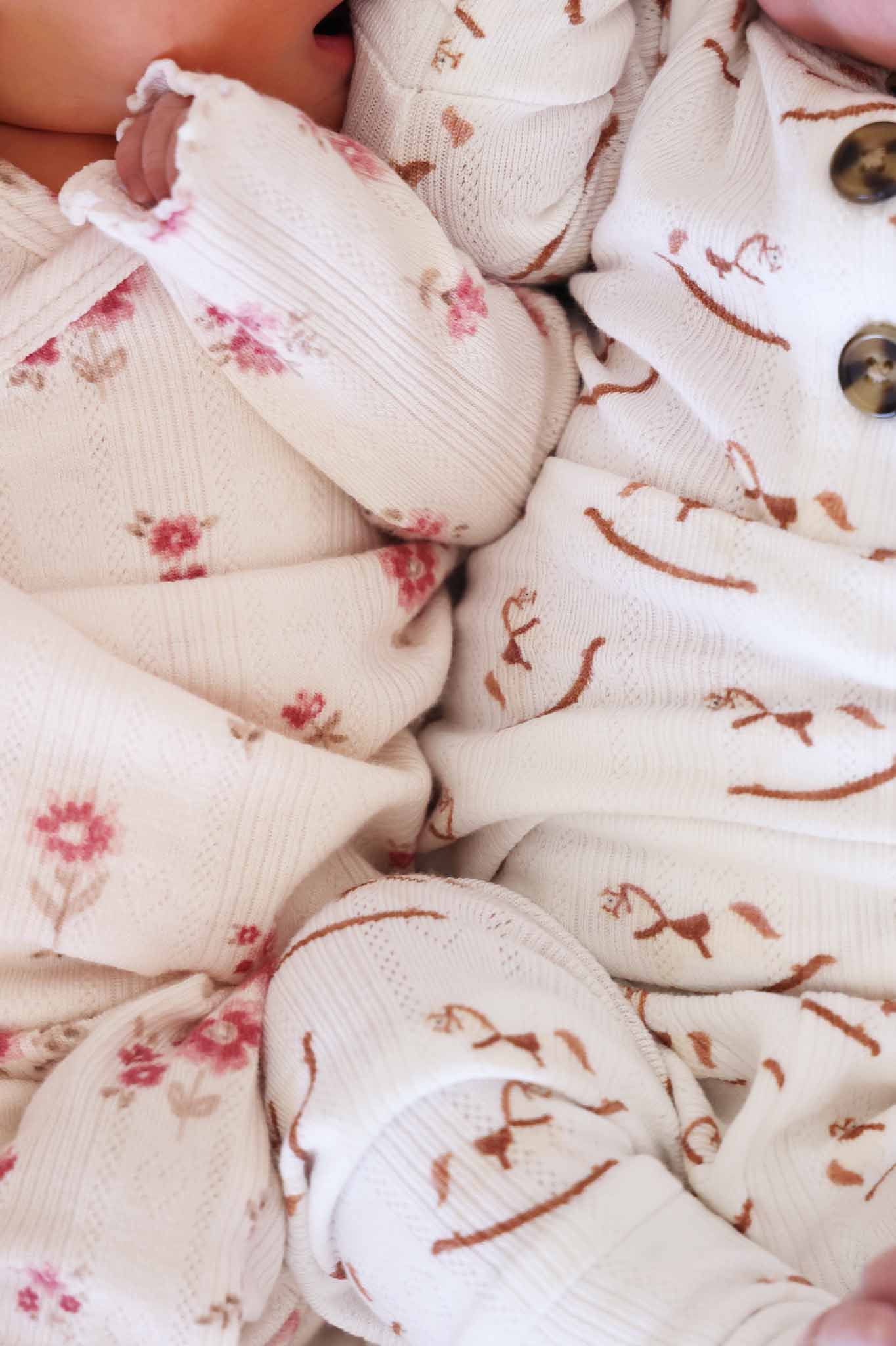 2pc Pointelle Crossover Top & Bottom | Precious Posies