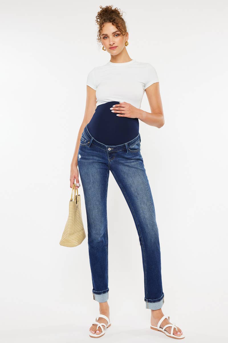 KanCan Straight Fit Maternity Jeans