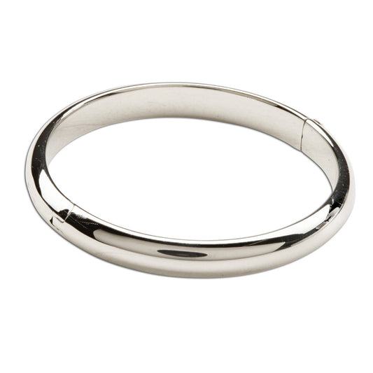 Classic Silver Bangle Bracelets for Babies/Kids