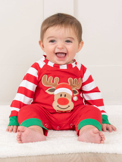 Christmas Reindeer Romper Pajamas