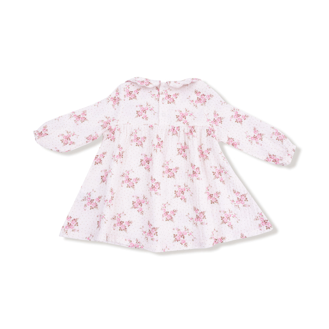 Petal Collar Dress & Legging Set - Belle Rosette Dot
