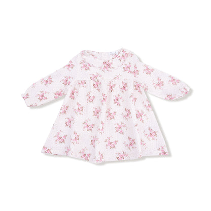 Petal Collar Dress & Legging Set - Belle Rosette Dot