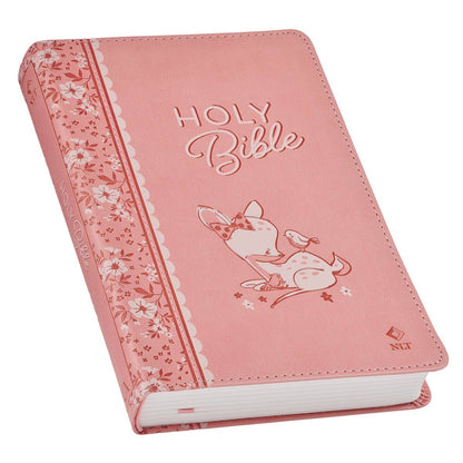 Bible NLT Infant Faux leather, Pink