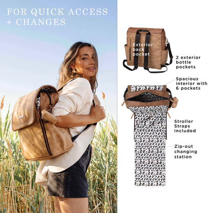 Boxy Backpack Brioche