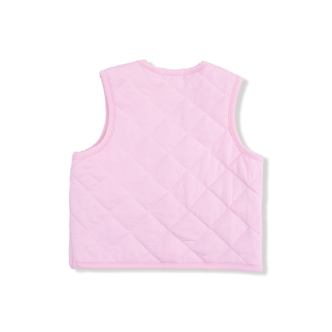 Quilted Vest with Heart Pockets