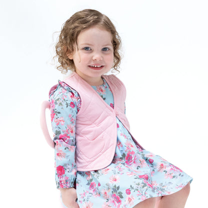 Quilted Vest with Heart Pockets