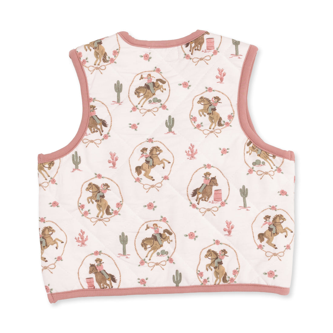 Cowgirl Cameos - Quilted Vest with L/S Shirt