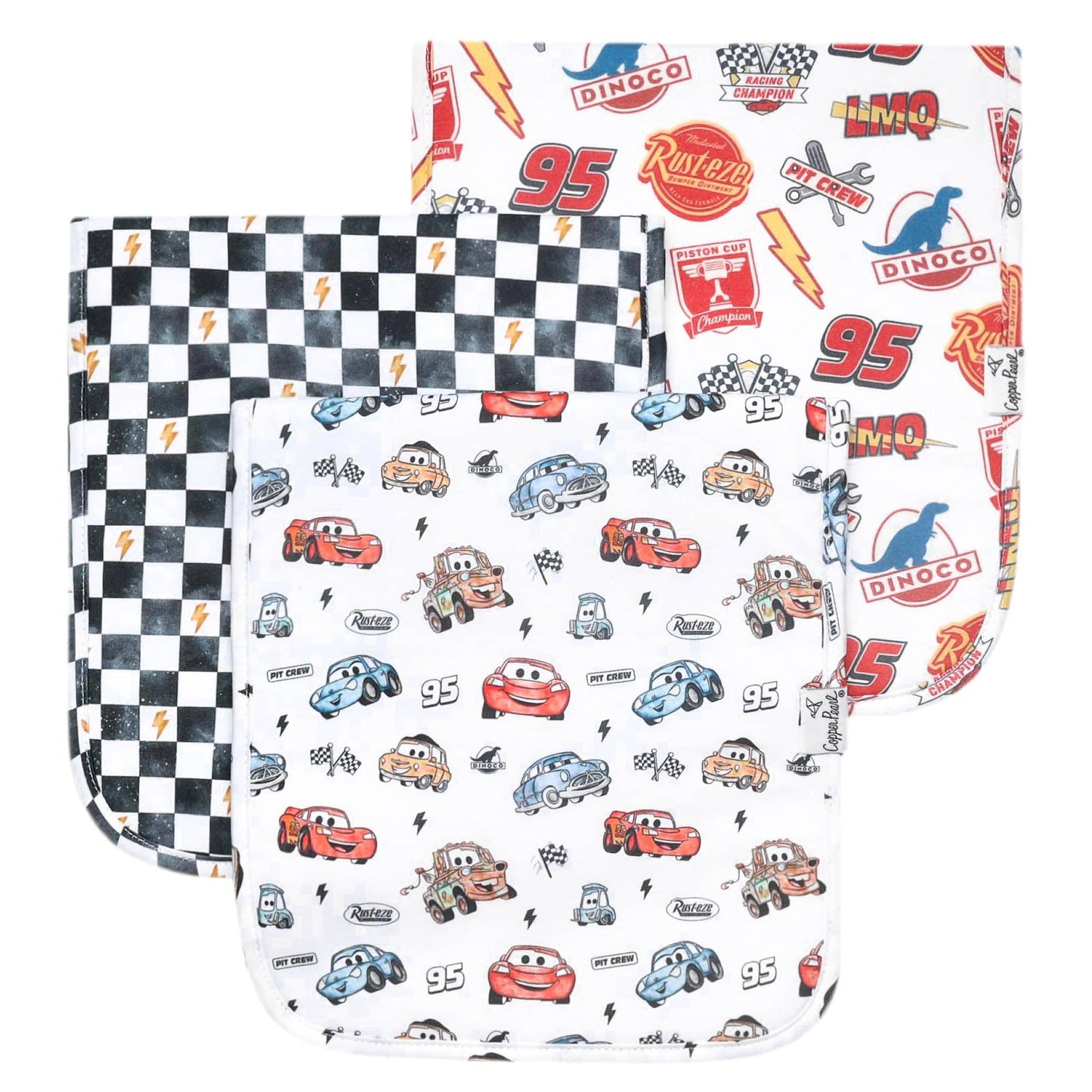 Burp Cloths - Disney Pixar Cars