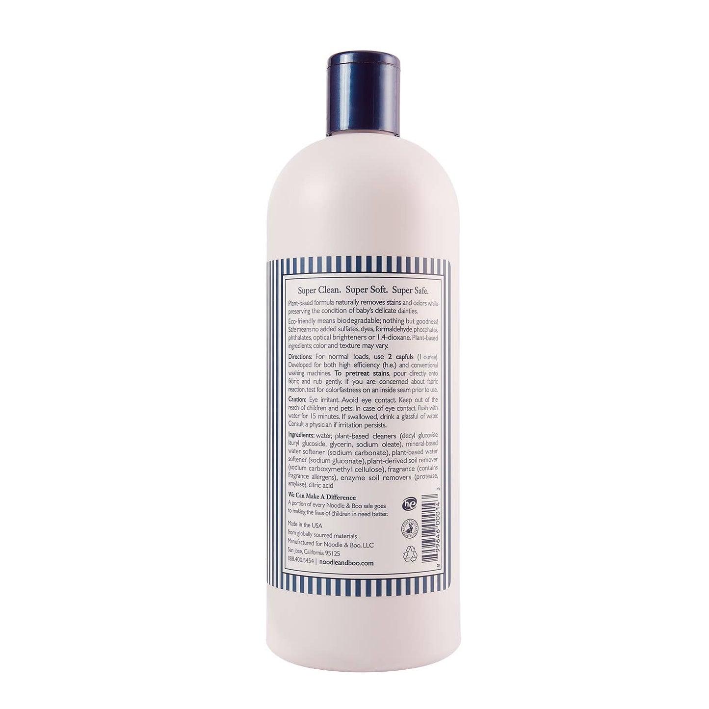 Ultra-Safe Baby Laundry Detergent, Crème Douce, 32 oz