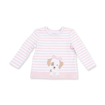 Veiled Pink Puppy Top and pants