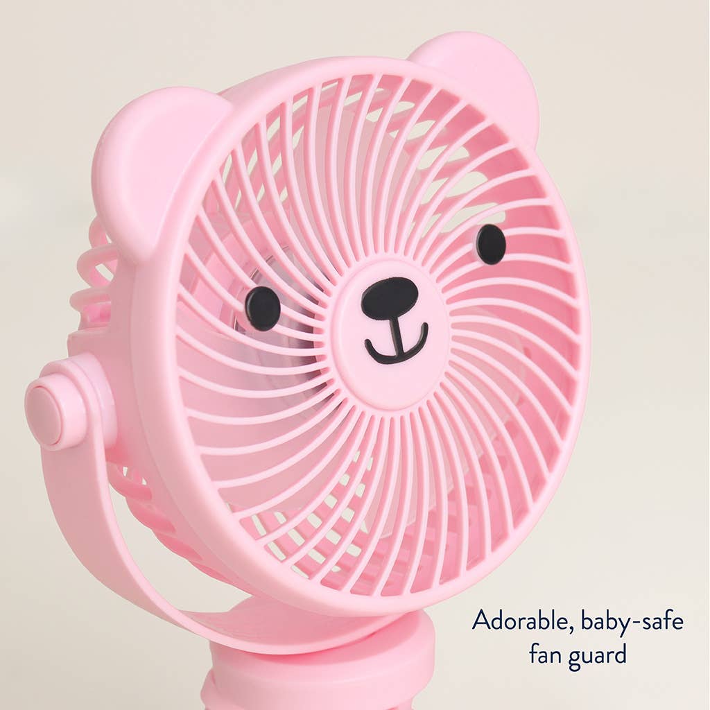 Itzy Breeze 3-Speed Stroller Fan™ (Pink)