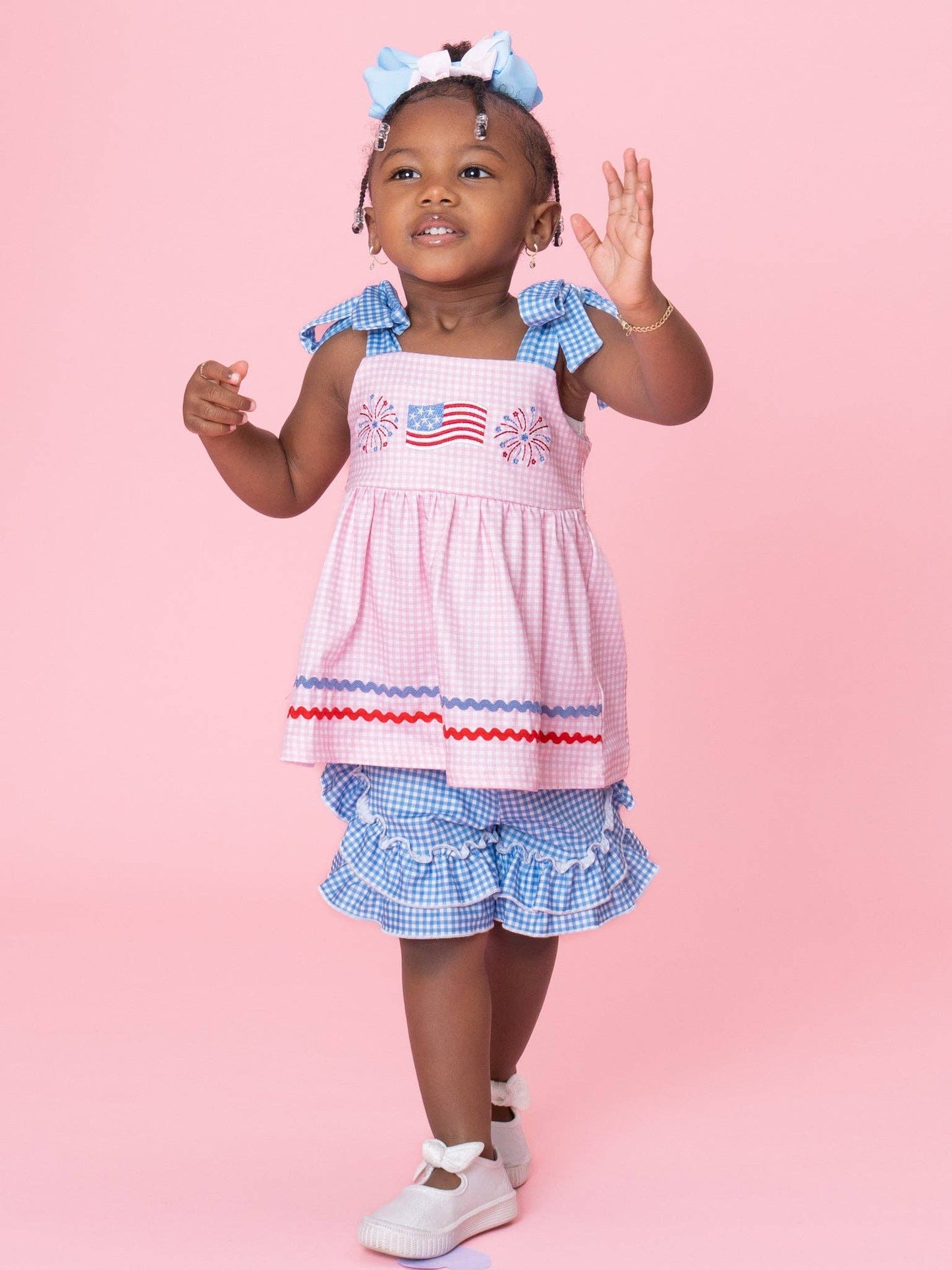 Freedom Sparkles Embroidered Outfit