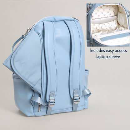 Teddy Blue Boss Plus™ Backpack Diaper Bag