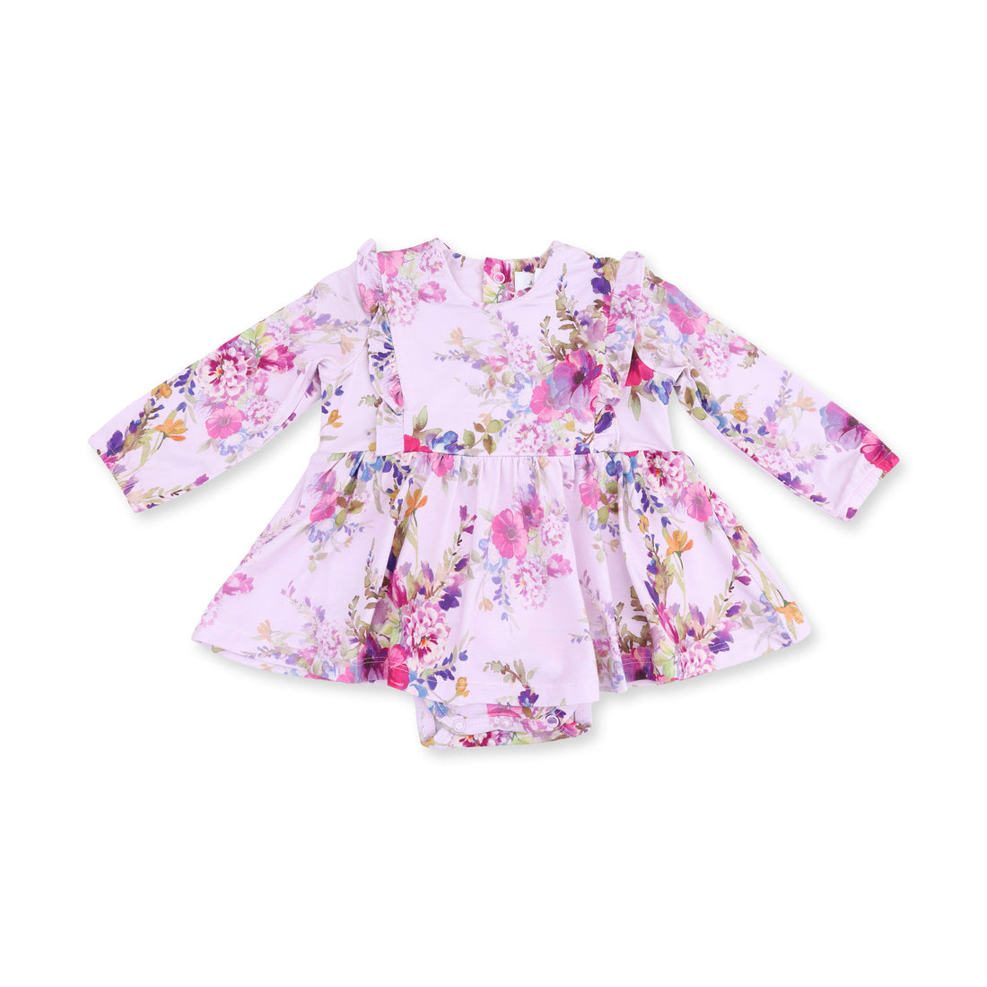 Dahlia Floral - Bodysuit Dress
