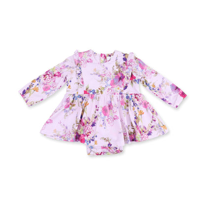 Dahlia Floral - Bodysuit Dress