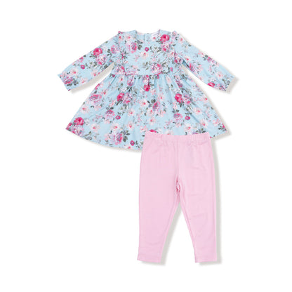 Ruffle Dress & Legging Set - Charlotte Floral