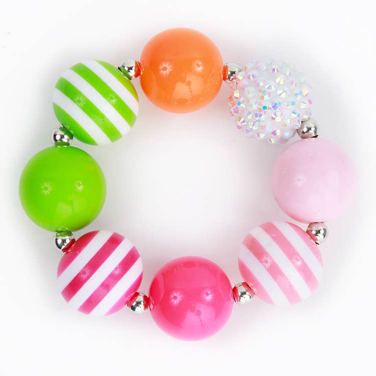 Spring Flower Chunky Bracelet