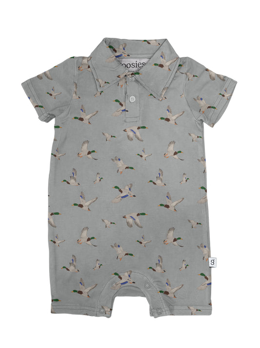 Mallards SS Polo Romper