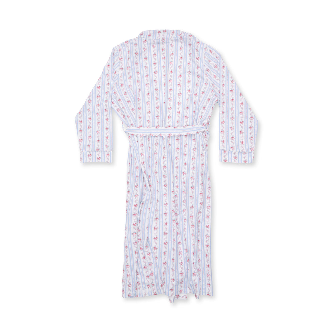 Anna Floral Stripe - Adult Long Robe