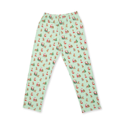Vintage Reindeer & Santa Uni - Adult Loungewear Pant