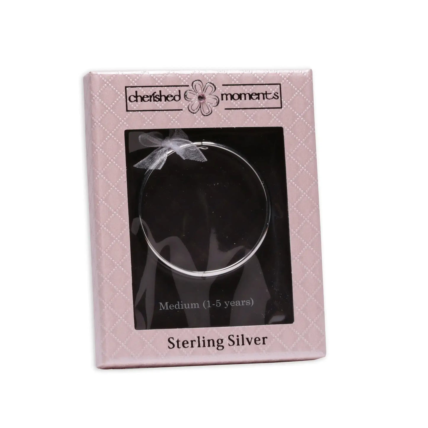 Classic Silver Bangle Bracelets for Babies/Kids