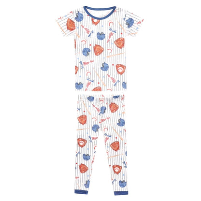 2PC SHORT SLEEVE PAJAMAS WITH PANTS - ALL STAR