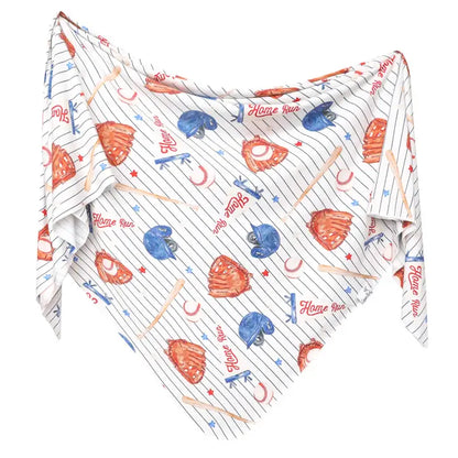 KNIT SWADDLE BLANKET - ALL STAR