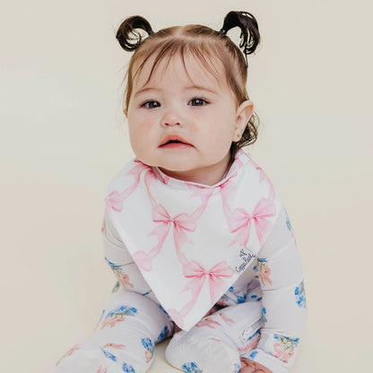 4 PACK BABY BANDANA BIBS - BOW MY GOSH